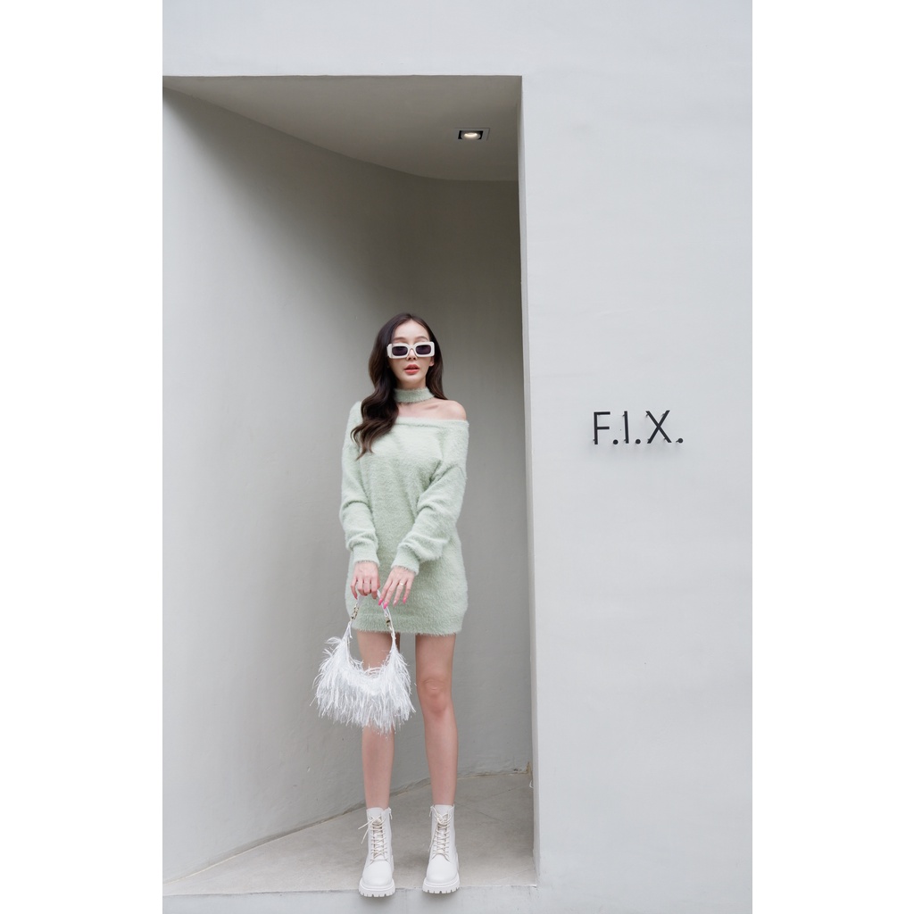 𝙣.𝙨𝙞𝙨𝙩𝙖𝙘𝙡𝙤𝙨𝙚𝙩𝙨 - [WINNY] มินิเดรสสั้นแขนยาว ขนมิ้ง สุดน่ารัก ป้าย :: THITIYA - รูปที่ 2