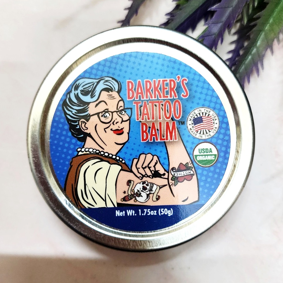 [Barker's®] Tattoo Aftercare Balm 50 g บาล์มบำรุงผิวหลังสัก ครีมดูแลรอยสัก ครีมบำรุงรอยสัก