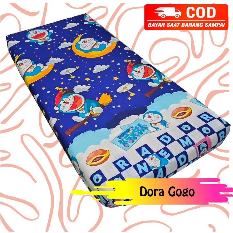 KATUN PREMIUM RUBBER COTTON BEDSHEETS ขนาด 90 100 120 เล็กเดี่ยวเท่านั้นชุดโดราเอมอน DORAYAKI CHILDR