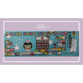 STICKER KEYBORD THAI / ENGLISH สติ๊กเกอร์ติดคีย์บอร์ด ลวดลายน่ารัก