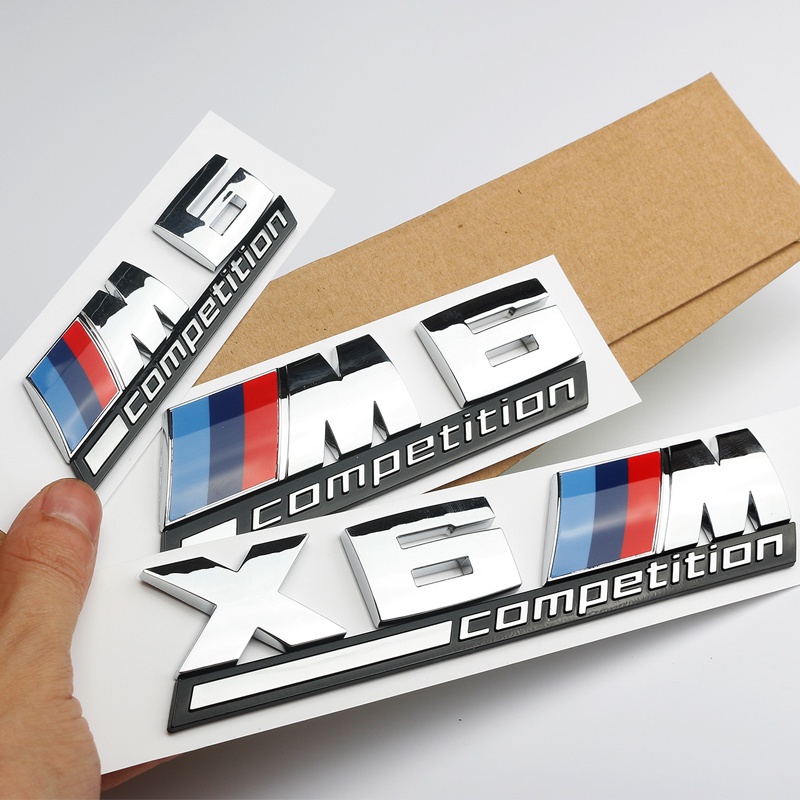 สติกเกอร์ตราสัญลักษณ์โลโก้รถยนต์ BMW M2 Thunder Version สําหรับ BMW M Power M1 M2 M3 M4 M5 M6 X1M X2M X3M X4M X5M X6M