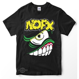 Nofx เสื้อยืดลําลอง แขนสั้น คอกลม พิมพ์ลาย Mons tour Premium pop punk rock band sum41