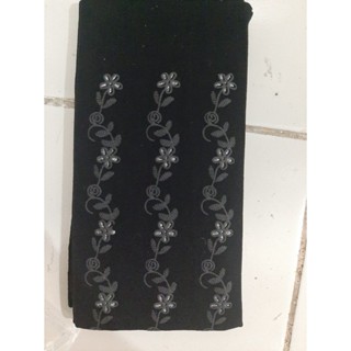ถุงน่องเด็ก*มีหน้าร้าน ตรงปก พร้อมส่ง*L093 สีดำติดเกล็ดวิ้งลายเถาใบไม้