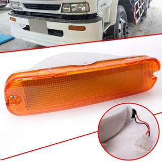 ไฟหรี่กันชน ไฟเลี้ยวกันชน ไฟกันชน รุ่น อิซูซุ ISUZU GIGA FTR ปี 1993 - 2010 ข้างซ้าย 1 ดวงเท่านั้น สีส้ม รวมชุดสายไฟ