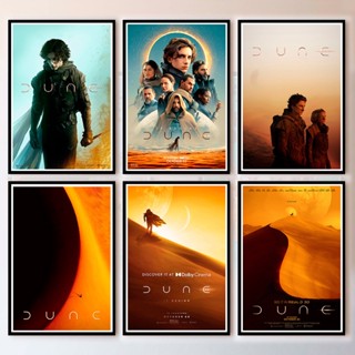 DUNE Poster โปสเตอร์ ดูน หนังมหากาพย์ไซไฟแห่งทศวรรษ Timothée Chalamet, Zendaya มีหลายแบบให้เลือก  ขนาด 33x48 cm