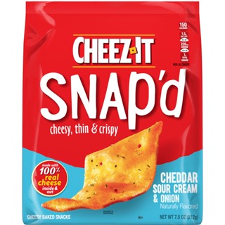 Snapd Cheddar Sour Cream &amp; Onion Cheez-It 212 G.