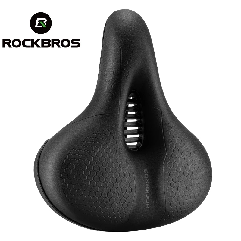 【TH Delivery】ROCKBROS อานโฟมเมมโมรี่ หนัง PU ยืดหยุ่นสูง กันน้ํา ระบายอากาศ นั่งสบาย สําหรับผู้ชาย และผู้หญิง เหมาะกับการขี่รถจักรยาน MTB
