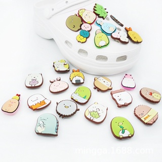 Croc Jibz Pins ใหม่ น่ารัก ไดโนเสาร์ DIY รองเท้า จี้ กระดุม