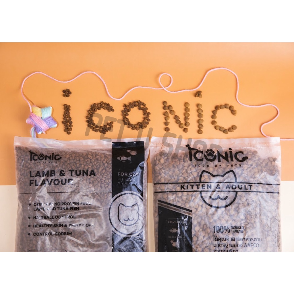 [ยกกระสอบ 15kg] ICONIC ไอโคนิค อาหารเม็ด สำหรับแมวทุกช่วงวัย กระสอบ 15kg. รูปที่ 3