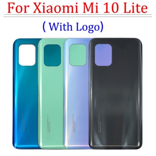 ใหม่ ฝาครอบด้านหลังแบตเตอรี่ พร้อมกาว สําหรับ Xiaomi Mi 10 Lite