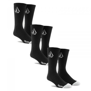 VOLCOM ถุงเท้า SOCK (VD6321800) FULL STONE  SHOCK 3PKSP19