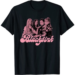 เสื้อยืดผ้าฝ้ายพรีเมี่ยม เสื้อยืด พิมพ์ลาย Blackpink สําหรับผู้ใหญ่