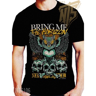 🌟พร้อมส่ง🌟NTS 106 BMTH Bring Me the Horizon ROCK เสื้อยืด เสื้อวง เสื้อดำ สกรีนลาย ผ้าหนา NTS T SHIRT S M L XL XXL_35