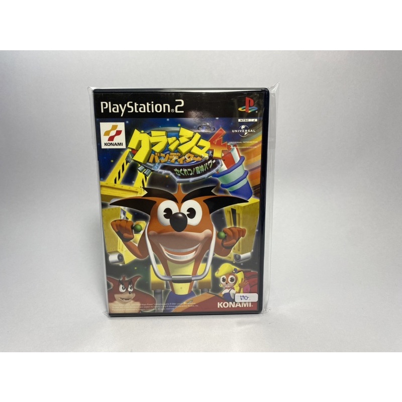 แผ่นแท้ PS2 (japan)  Crash Bandicoot - The Wrath of Cortex Crash Bandicoot 4 - Sakuretsu! Majin Powe