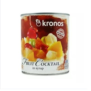 โครนอส ฟรุตคอกเทลในน้ำเชื่อม 820 กรัม - Fruit Cocktail 820g Kronos brand