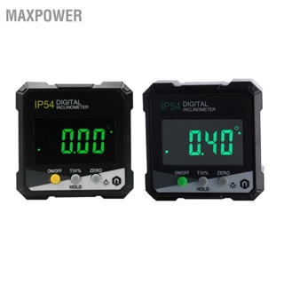 Maxpower เครื่องวัดมุมดิจิทัล หน้าจอ Lcd 4X90 Ip54 แม่เหล็ก