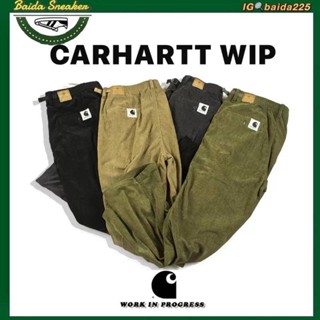 carhartt กางเกงผ้าลูกฟูกนุ่ม ทรงหลวม กางเกงขากว้าง ลำลอง สำหรับชายและหญิง