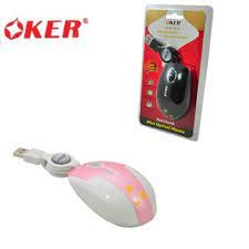 OKER MS-38 MOUSE USB เมาส์ เก็บสาย