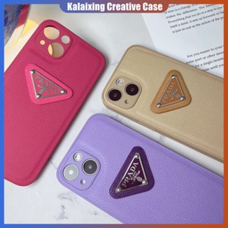 เคสโทรศัพท์มือถือหนัง แบบแข็ง ลาย Prada สําหรับ iPhone 14 Pro Max 14 Plus 13ProMax 12 ProMax 11Pro X Xr Xs Max
