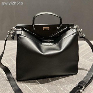 ☁℡✳【Real Shot】FENDi 22SS Platinum Vintage Versatile Boys One-shoulder Cross-body Bag