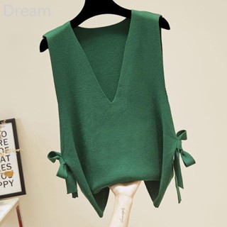 Korean style sweater vest outer wear loose top