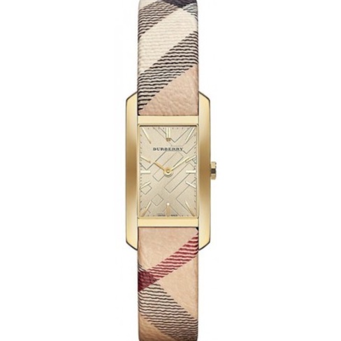 Burberry BU9509 Pioneer Gold Dial Gold Ion-plated Women's Watch