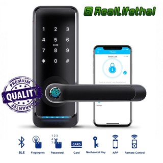 Digital Door Lock(RLH15) กลอนประตูดิจิตอล กลอนประตูอัจริยะ แถมคีการ์ด 5 ใบ.TT LOCK