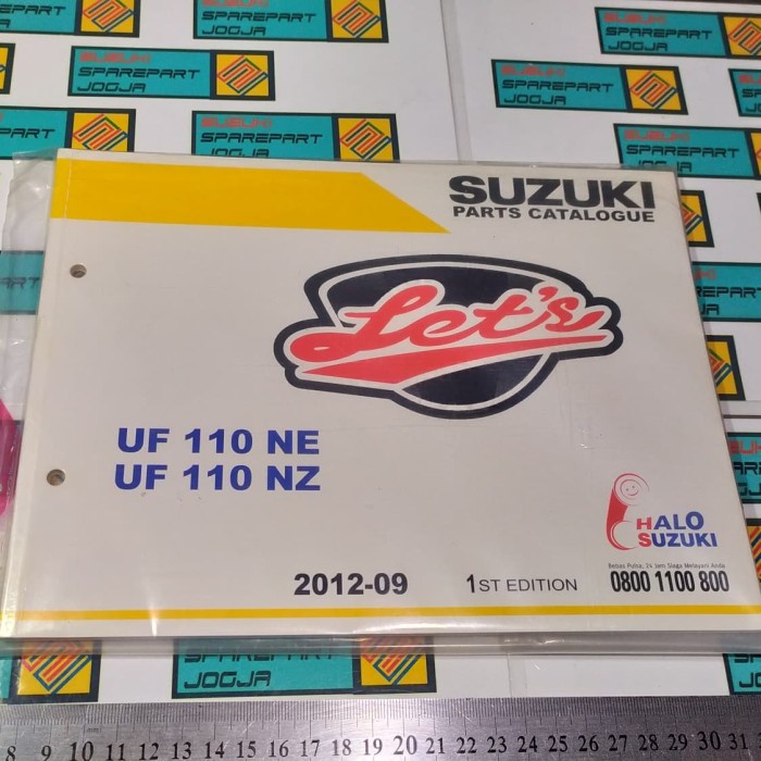 ชิ้นส่วนของแท้ Suzuki, 9900BB27J50N12A Part Catalog Book, Part Catalog Suzuki Lets Fi Original