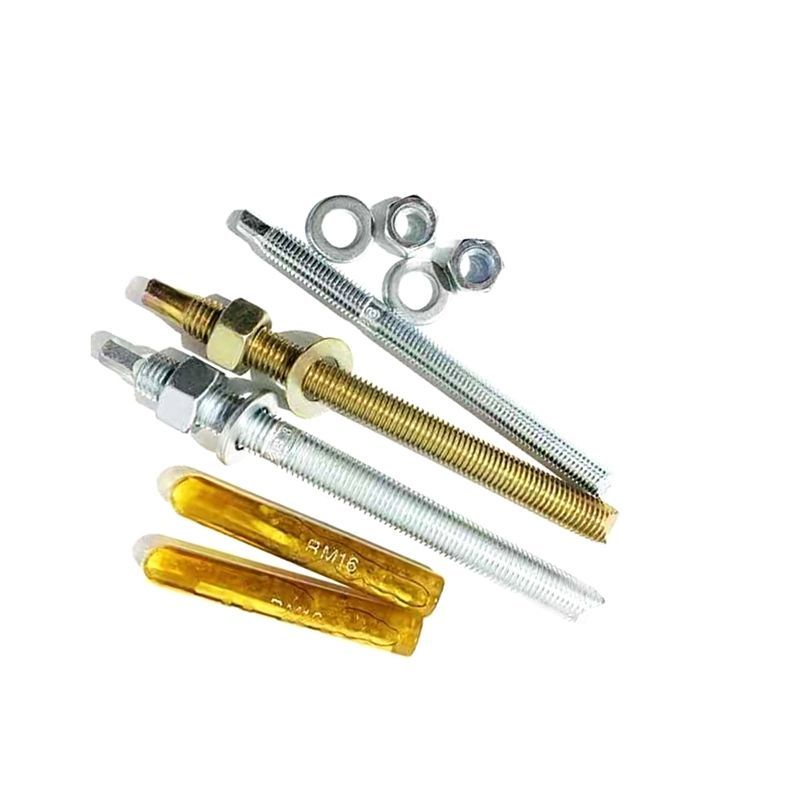 Yixi National Standard Perforated Chemical Anchor Bolt Extended Chemical Potion Chemical Bolt หลอดยางตัวแทนเคมีสกรูขยาย Bolt ครบในโกดัง - รูปที่ 4