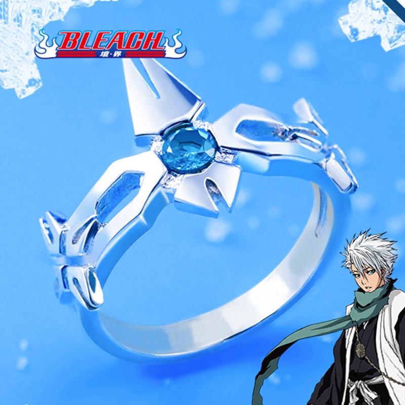 แหวนคอสเพลย์ อนิเมะ Bleach Hitsugaya Toushirou Daiguren Hyourinmaru ปรับได้ เครื่องประดับ สําหรับทุกเพศ