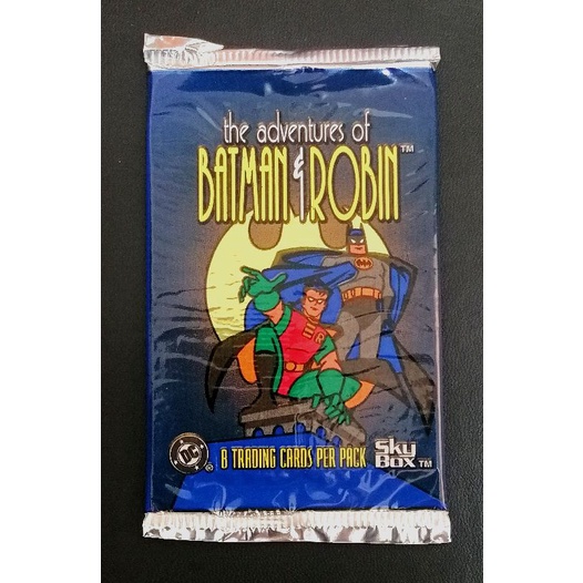 (Sealed Pack) ซองสุ่มการ์ด แบทแมน แอนด์ โรบิน ( THE ADVENTURES OF BATMAN & ROBIN TRADING CARDS )