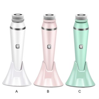 【Hclm】แปรงขัดผิวหน้าไฟฟ้า ปรับได้ 3 โหมด แบบพกพา