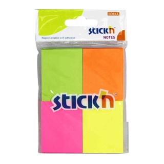 โพสอิทต์ กระดาษโน้ต STICKN คละสี NEON