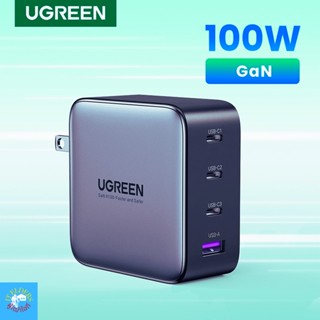 UGREEN CD226  100W GaN  4-Port USB Type-C(3) + USB(1) US Plug Type (Thailand) For Mobile Phone, Notebook and Tablet