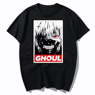 DRG Beat-Selling Tokyo Ghoul Japanese Anime t-shirts Unisex kaneki ken Women tops Men Round Neck t-shirt Gothic style#00