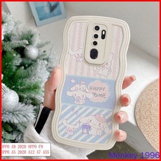 เคส OPPO A9 2020 เคส OPPO A5 2020 เคสโทรศัพท์มือถือแบบนิ่ม ลายการ์ตูนหยัก แฟชั่น สําหรับ OPPO F9 A12 A7 A5S A53 A83 A3S A12E A5 2020 A9 2020 XX