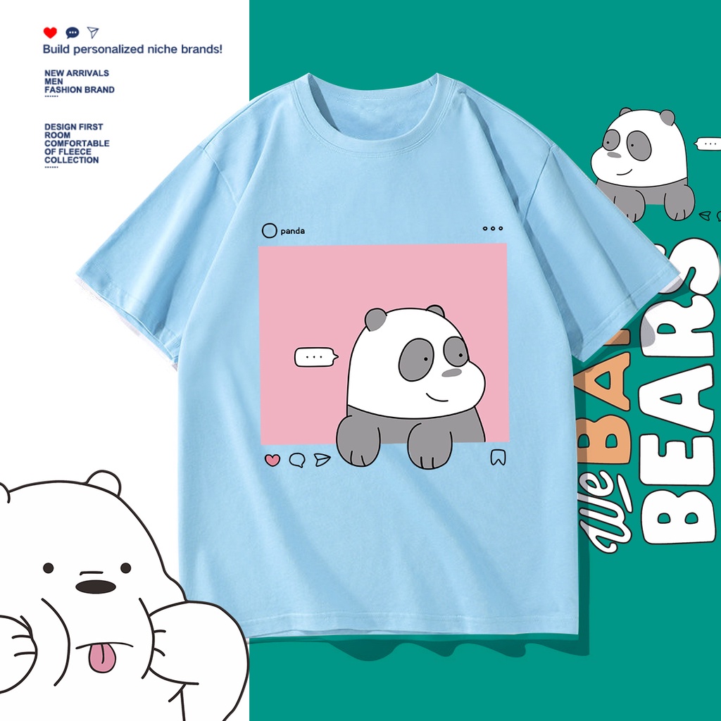 (พร้อมส่ง）เสื้อยืดแขนสั้ง สำหรับชายและหญิง.ลายแฟชั่งนานาชาติ ใส่เทียวออกกำลังกายได้D396