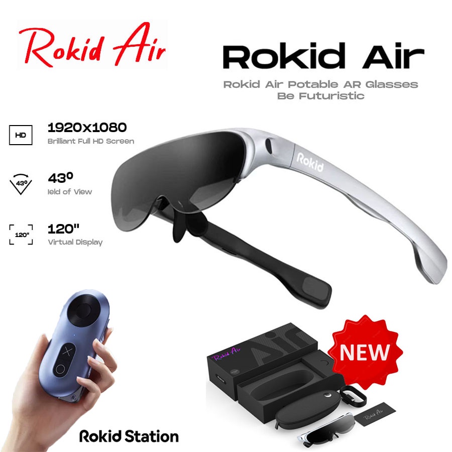 Rokid Air แว่น 4K AR พร้อมระบบสั่งการและจดจำเสียงพูดด้วย AI รองรับการเชื่อมต่อทั้งสมาร์ทโฟนและแล็ปท็