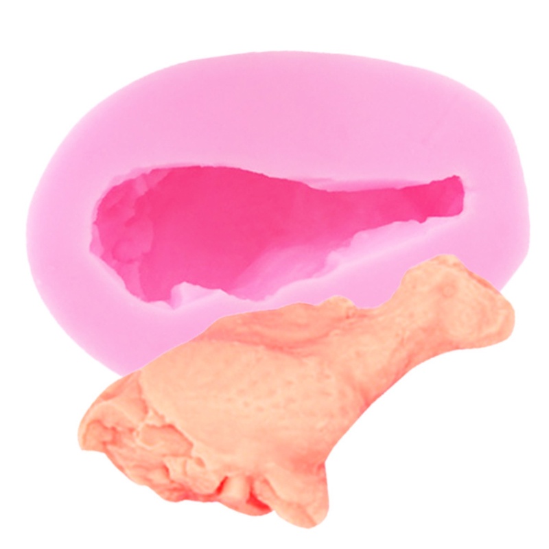 3d ขาไก่รูปร่างซิลิโคนแม่พิมพ์ Pastry บิสกิต Mould Fondant แม่พิมพ์เค้กคุกกี้แม่พิมพ์ Candy ช็อกโกแลตตกแต่งเบเกอรี่ Moulds