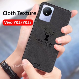 เคสโทรศัพท์มือถือ ซิลิโคนนิ่ม ลายกวาง แฟชั่น สําหรับ Vivo Y02 s Y02s VivoY02s 4G 2022