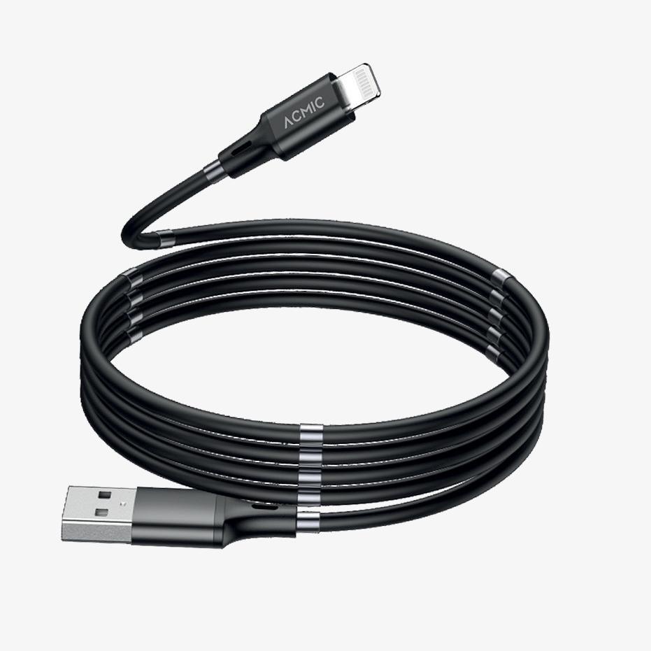 Hot ACMIC MAGLINE M100 Magnetic Fast Charging Magnet Data Charger Cable