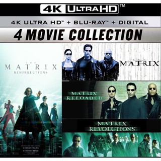 4K UHD หนัง The Matrix เดอะ เมทริกซ์ Collection