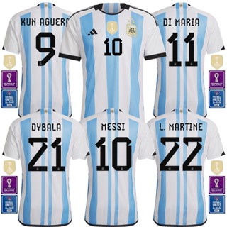 เสื้อกีฬาแขนสั้น ลายทีมชาติฟุตบอล Argentina Fans Issues -22 23 ชุดเหย้า สําหรับผู้ชาย ไซซ์ S-4XL