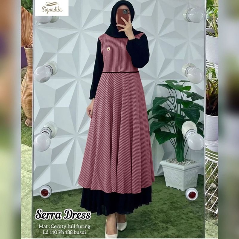 พรีเมี่ยมนําเข้าผู้ใหญ่หรูหราserra Gamisเสื้อผ้าผู้หญิงสาวมุสลิมเสื้อผ้าGsmisสาววัยรุ่นเชิญพรรคจัมโบ