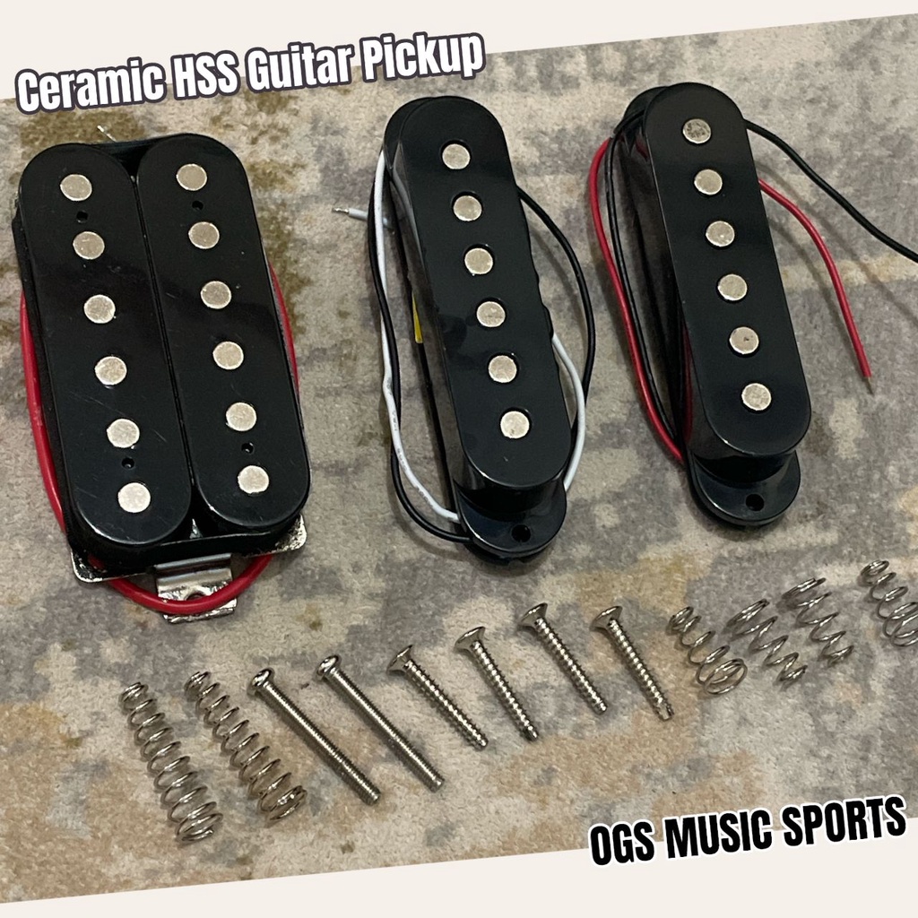 Humbucker Singlecoil Singlecoil HSS Ceramic Electric Guitar Pickup