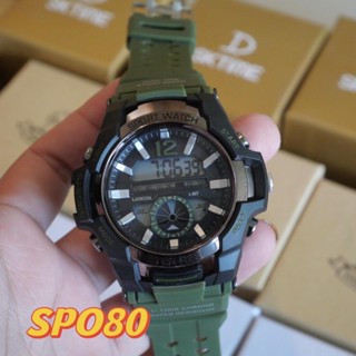 SPORT WATCH นาฬิกาดิจิตอลสายสปอร์ตกันน้ำกดสั่งได้เลย SPO80