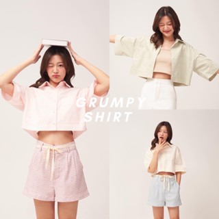 Tripple P - Grumpy Shirt - เสื้อเชิ้ตครอป oversize