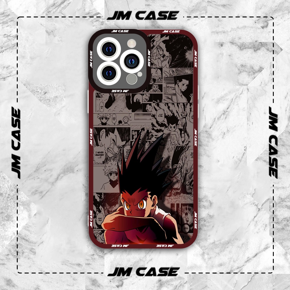 JMCase Gon Freecs Collage Hunter x Hunter อะนิเมะมังงะ iphone case samsung xiaomi oppo ขอบสี่เหลี่ยม
