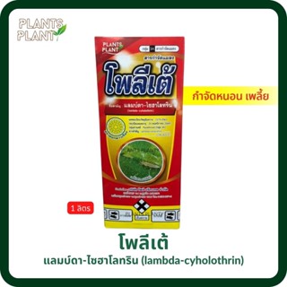 โพลีเต้ (500ซีซี/1ลิตร) แลมบ์ดา ไซฮาโลทริน สารกำจัดหนอนและแมลง ป้องกันหนอน เพลี้ยและแมลงตัวบิน เพลี้ยอ่อน เพลี้ยไฟ