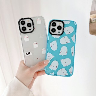 Casetify เคสซิลิโคนนิ่ม ลายการ์ตูนผี สําหรับ iPhone 14 11 12 13 Pro X XS XR 14Pro Max